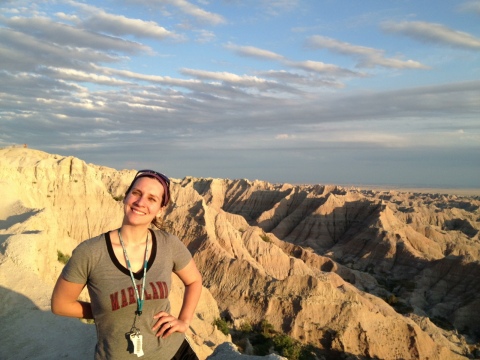 A Picture of Ruth Osorio at Badlands National Park
